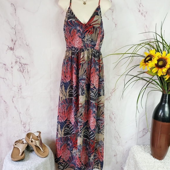 Japna Maxi Dress Great For 4th Of July - Picture 1 of 7